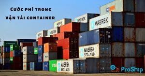 Tính cước vận chuyển container tính theo mặt hàng như thế nào?