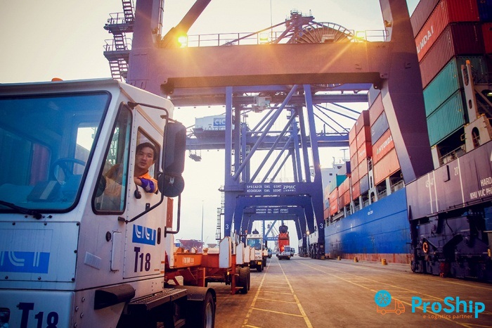 Dịch vụ chuyển hàng xuất khẩu bằng Container tới cảng Cẩm Phả giá rẻ