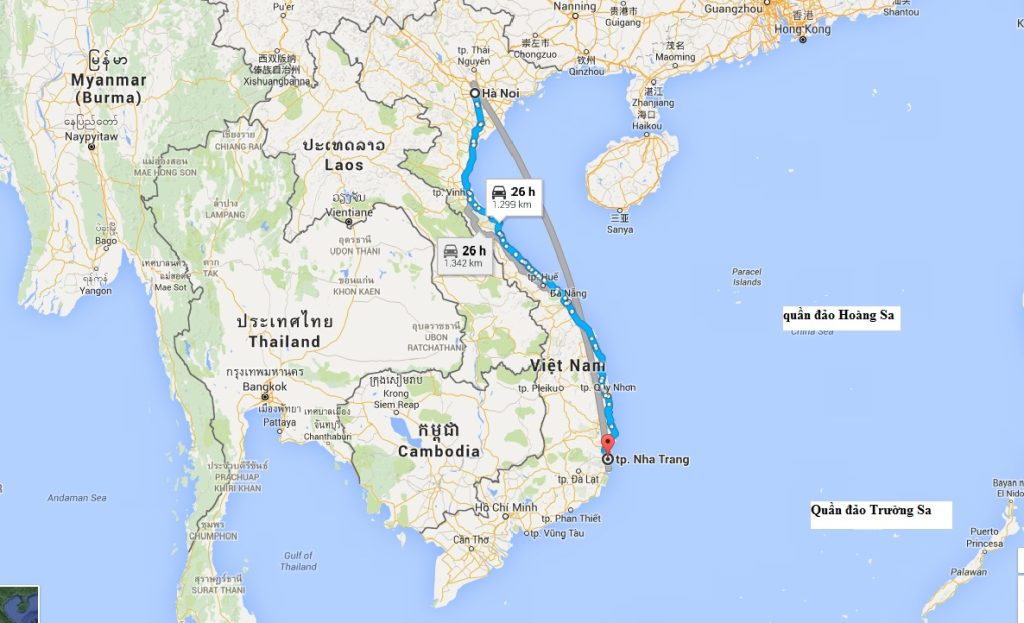 Dịch vụ vận chuyển gửi hàng từ Hà Nội đi vào Nha Trang