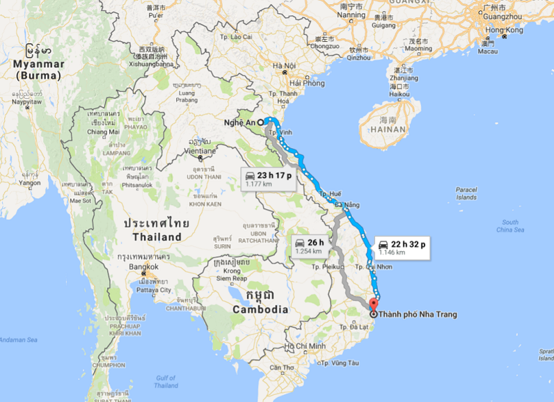 Dịch vụ vận chuyển gửi hàng từ Nha Trang đi Nghệ An
