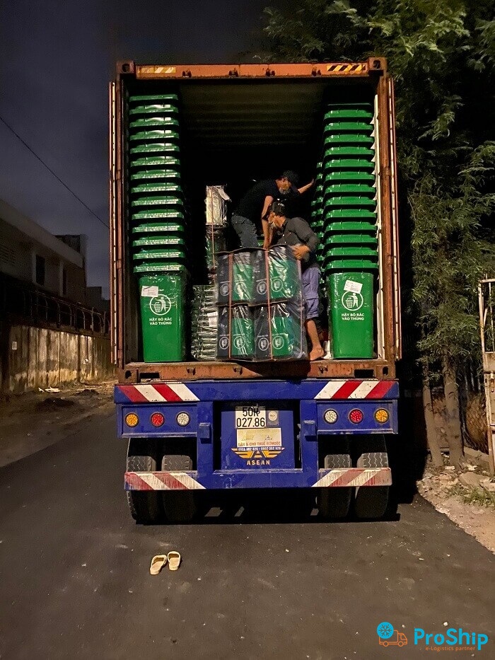Dịch vụ vận chuyển nhựa gia dụng bằng Container tuyến Bắc Nam giá rẻ