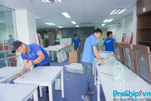Bảng giá dịch vụ chuyển văn phòng trọn gói từ Nam ra Bắc bằng container