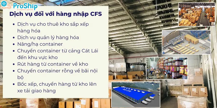 Kho CFS là gì? Giữa kho CFS và kho ngoại quan có những đặc điểm giống và khác nào?