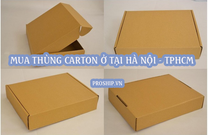 Mua thùng giấy carton ở đâu TPHCM - Hà Nội?