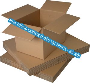 Mua thùng giấy carton ở đâu TPHCM - Hà Nội?