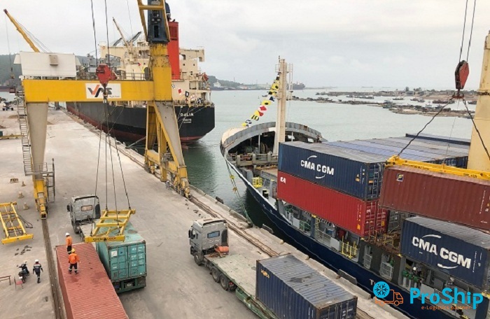 Proship nhận chuyển hàng xuất khẩu tới cảng Nghi Sơn uy tín, nhanh chóng, giá rẻ