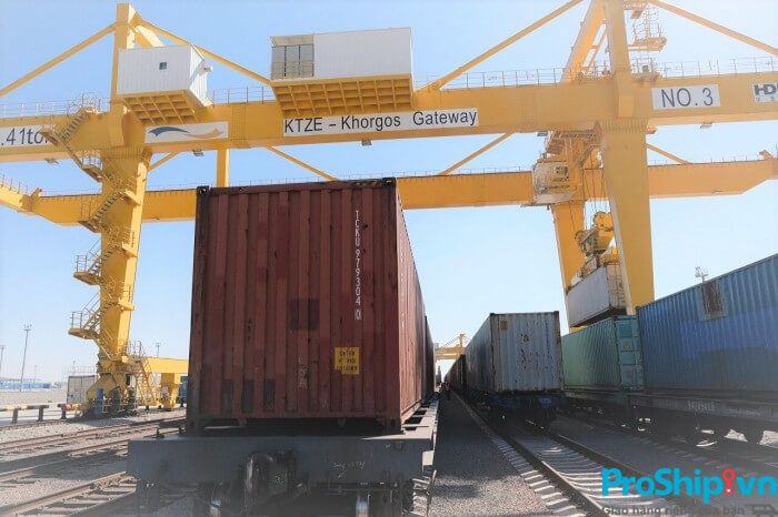 Proship transports goods to Belgium by reputable, cheap railway containers