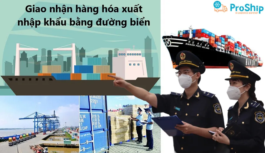 Process of delivering imported goods by sea