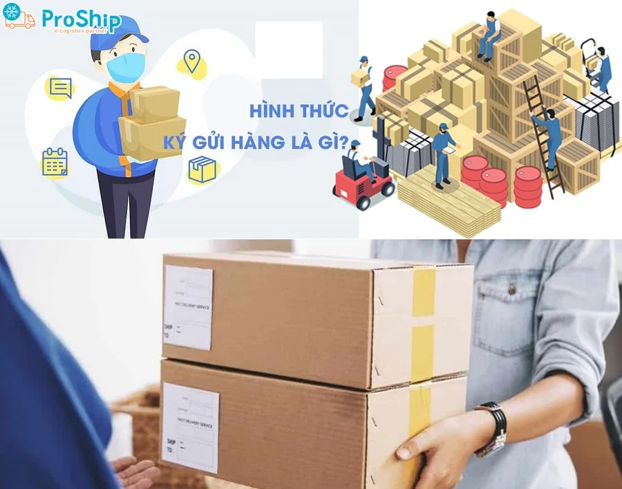 Các thủ tục qui trình ký gửi hàng hóa