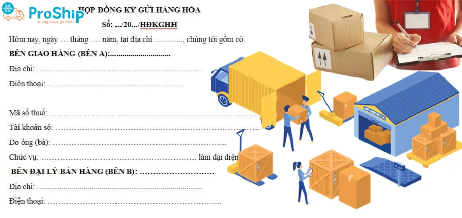 Các thủ tục qui trình ký gửi hàng hóa