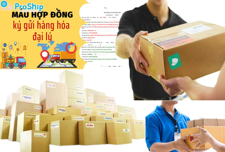 Các thủ tục qui trình ký gửi hàng hóa