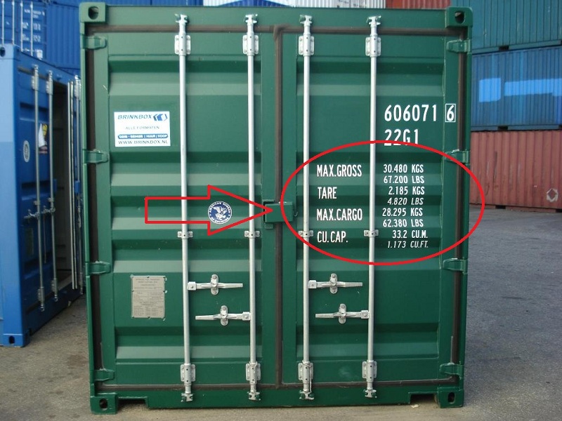 Tìm hiểu về ký hiệu các loại Container