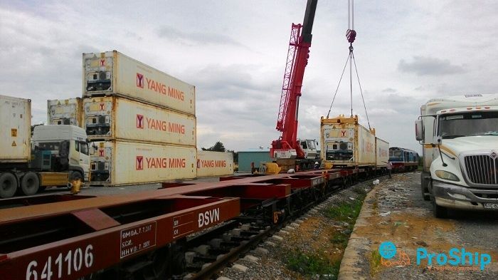 Vận chuyển Container bằng đường sắt đi Trung Quốc giá rẻ, nhanh chóng