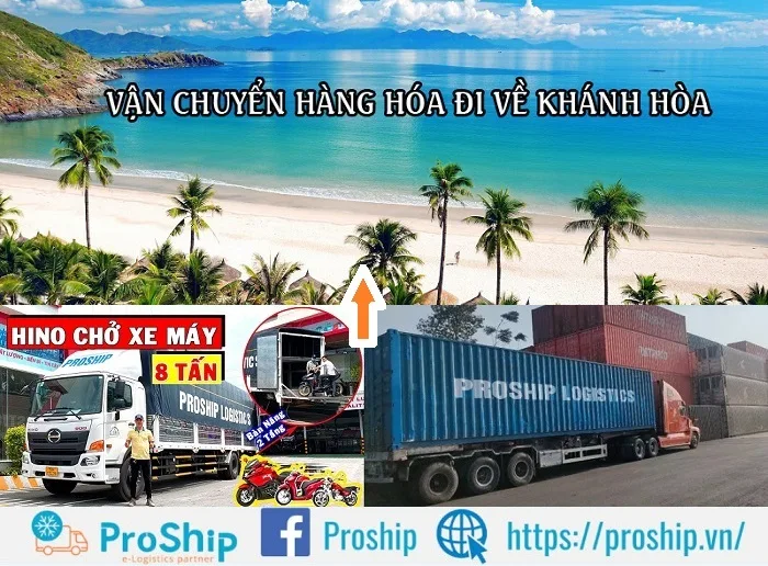 Shipping service to send goods to Khanh Hoa