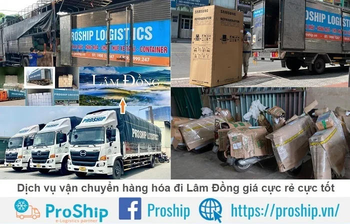 Bảng giá vận chuyển hàng hóa đi Lâm Đồng tốt nhất 2023
