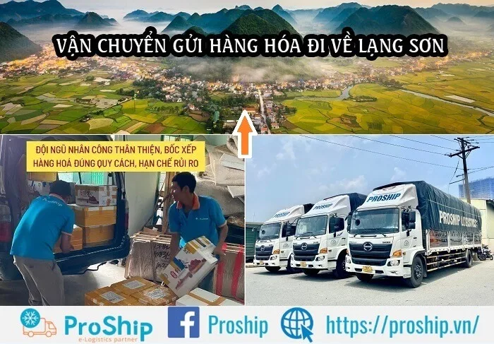 Shipping service to send goods to Lang Son