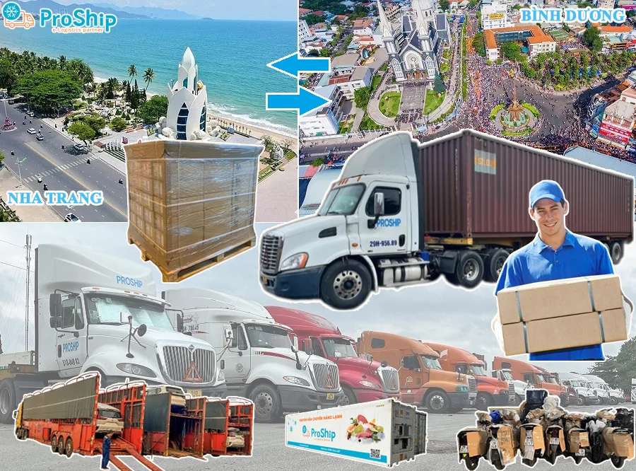 Two-way freight transportation service Nha Trang - Binh Duong