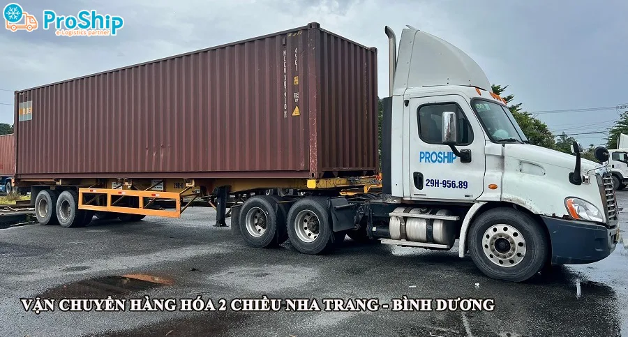 Two-way freight transportation service Nha Trang - Binh Duong