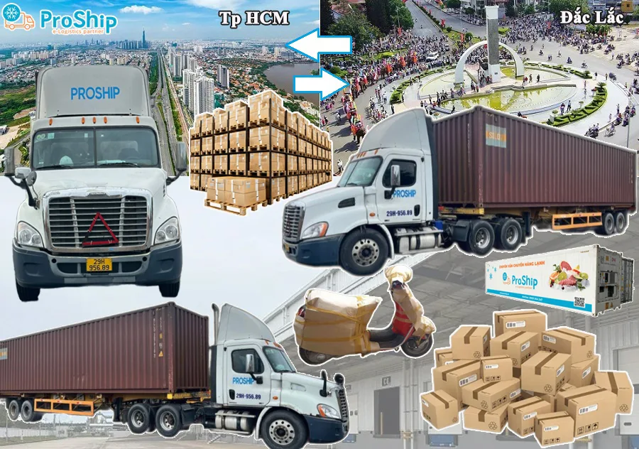 Two-way freight transportation service from Ho Chi Minh City to Dak Lak