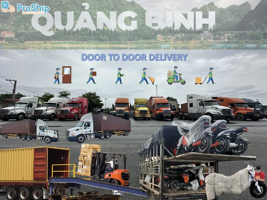 Shipping service from Nha Trang to Quang Binh