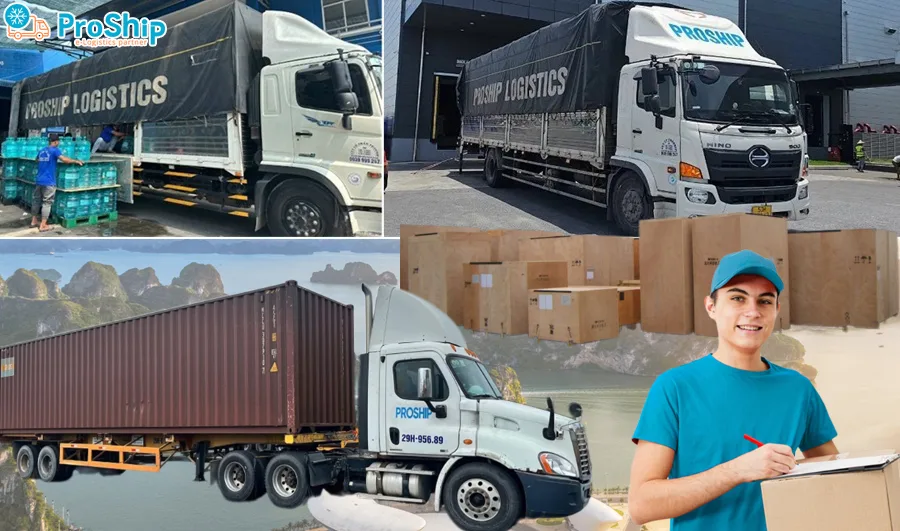 Transportation service sending goods from Nha Trang to Quang Ninh