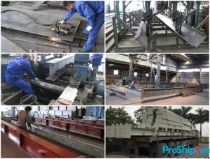 Chuyên nhận vận chuyển kết cấu thép toàn quốc an toàn uy tín