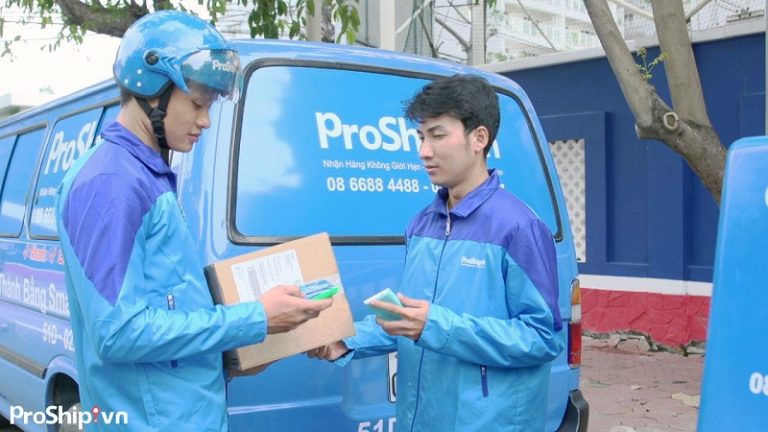 Truck transporting goods from Hanoi to Mong Cai - Proship.vn