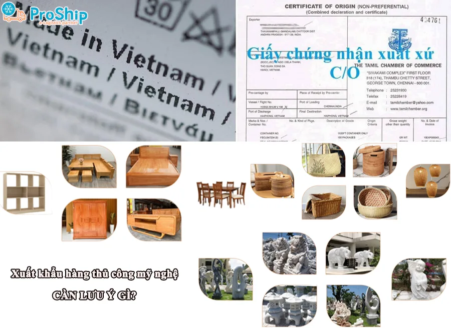 Process of exporting handicrafts