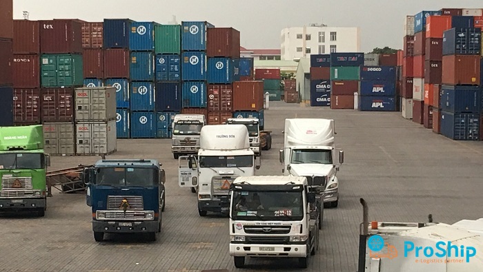 Proship cung cấp dịch vụ vận chuyển Container rỗng tuyến Bắc Nam giá rẻ