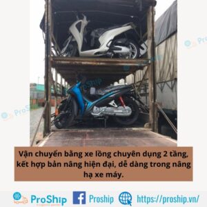 xe nâng gửi xe máy
