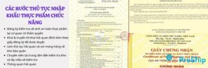 Tìm hiểu thủ tục nhập khẩu thực phẩm chức năng về Việt Nam năm 2023