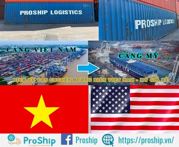 Bảng giá gửi hàng đi Mỹ bằng Container đường biển giá rẻ 2024