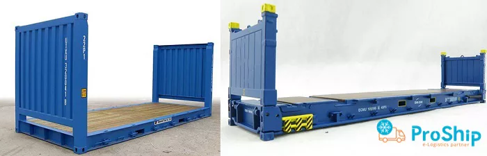 Flat rack container là gì? Dịch vụ vận chuyển Cont flat rack của Proship