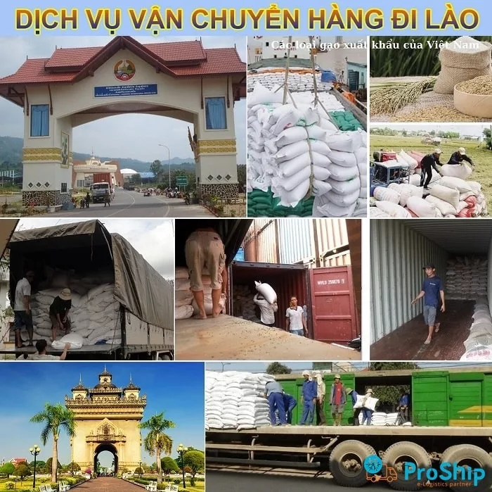 Giá cước vận chuyển Gạo qua Lào chi tiết, cạnh tranh nhất 2023