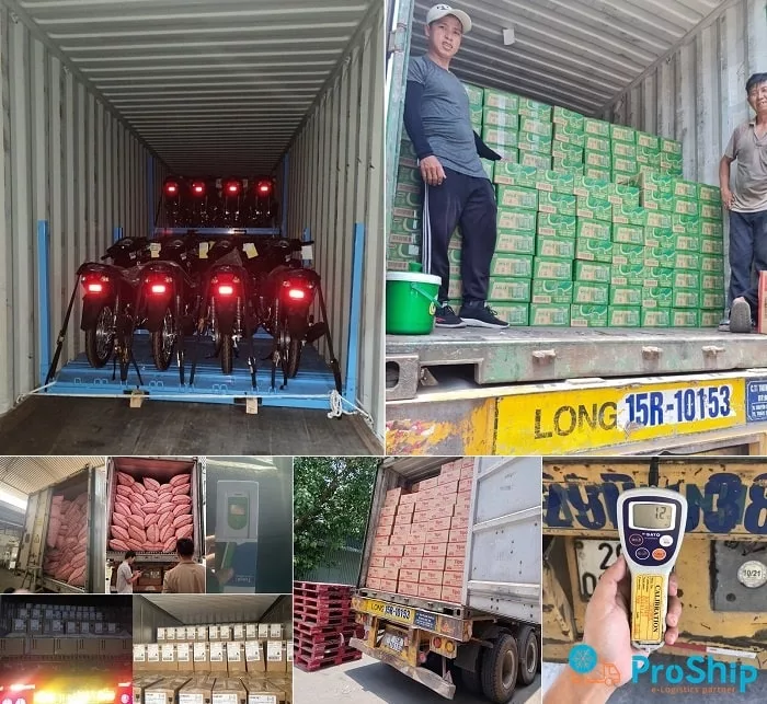Dịch vụ vận chuyển Container đường bộ Bắc Nam của Proship