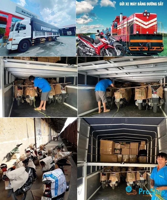 Dịch vụ vận chuyển gửi xe máy đi vào Sài Gòn - TPHCM uy tín giá rẻ