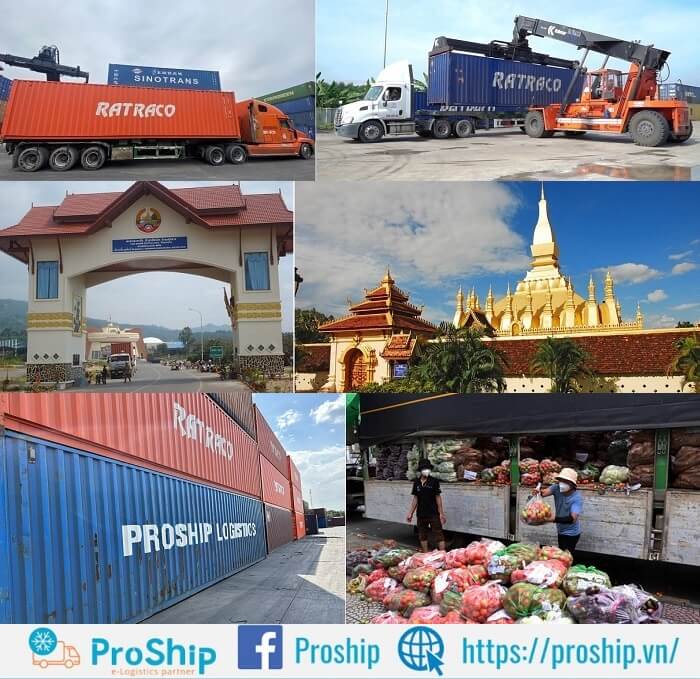 Dịch vụ vận chuyển Container từ TPHCM đi Viêng Chăn uy tín, giá rẻ
