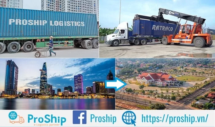Proship cung cấp dịch vụ vận chuyển Container từ TPHCM đi Attapeu uy tín