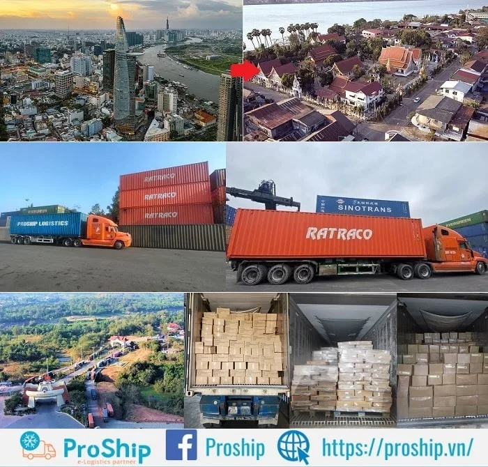 Proship nhận vận chuyển Container từ TPHCM đi Sepon - Savannakhet giá rẻ