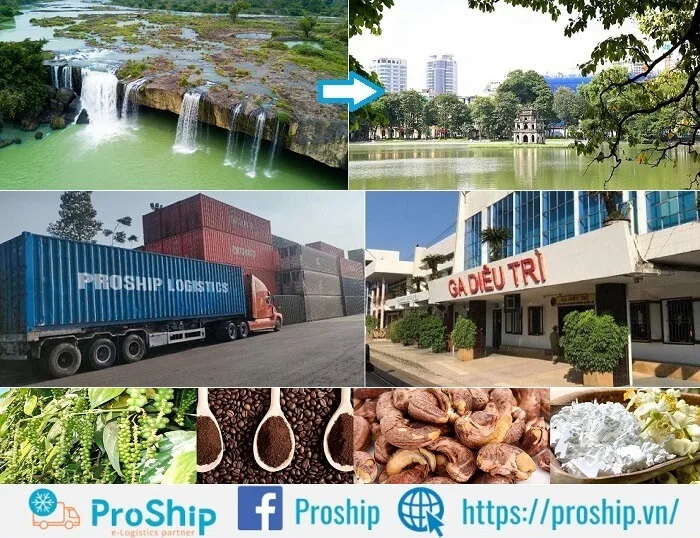 Proship nhận vận chuyển hàng từ Đắk Lắk đi Hà Nội bằng đường sắt uy tín