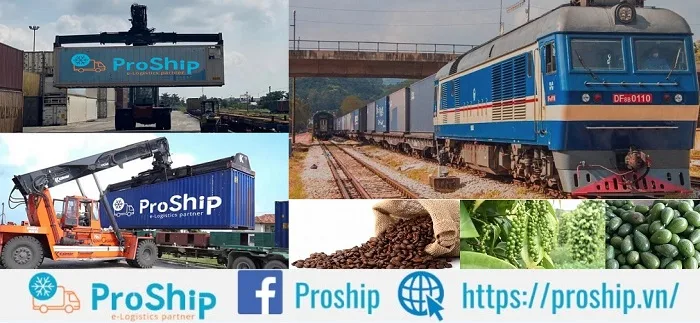 Proship nhận vận chuyển hàng từ Đắk Lắk đi Lào Cai bằng đường sắt