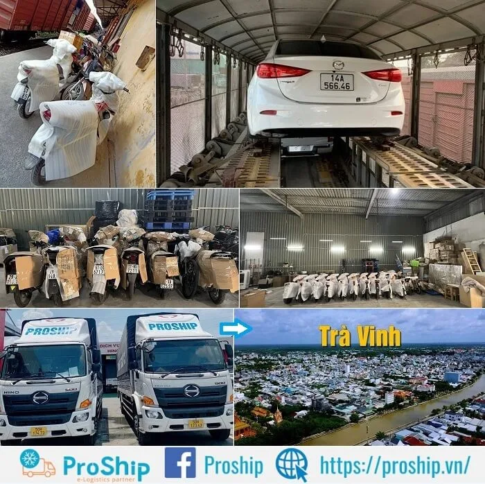 Shipping service to send goods to Tra Vinh