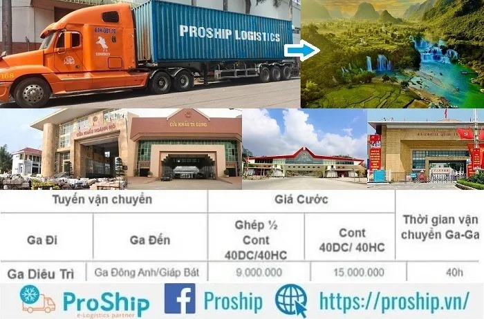 Proship nhận vận chuyển hàng từ Đắk Lắk đi Cao Bằng bằng đường sắt