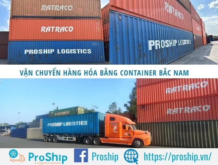 Bảng giá vận chuyển Container Bắc Nam mới nhất 2023