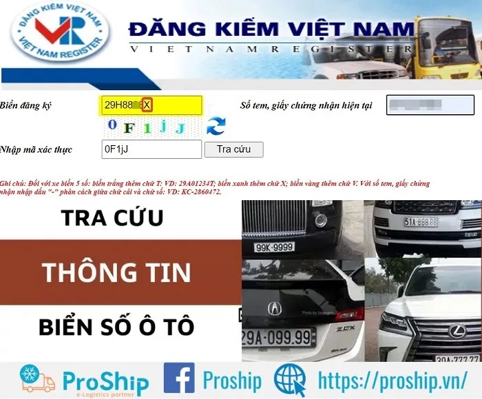 Cách tra cứu kiểm tra xem chủ sở hữu biển số xe ô tô online