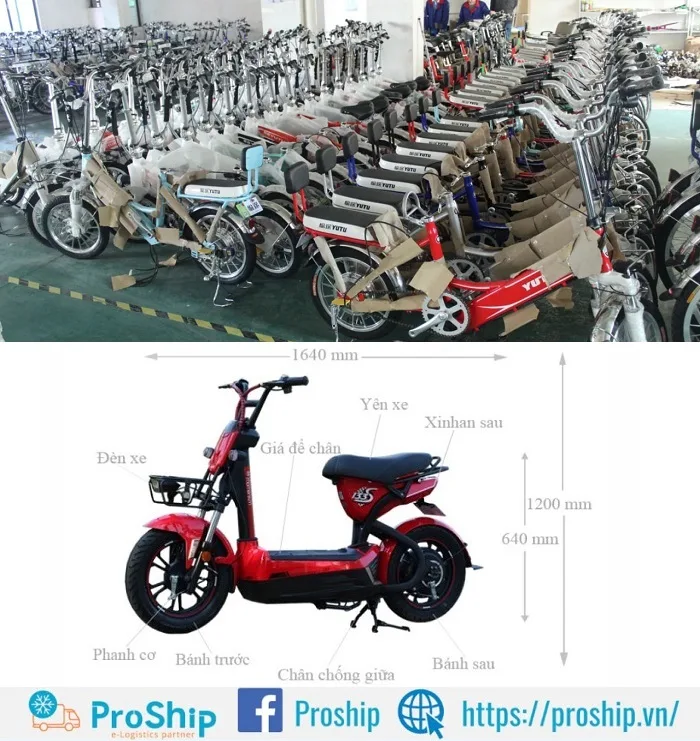 Cập nhật thủ tục nhập khẩu xe đạp điện về Việt Nam mới nhất