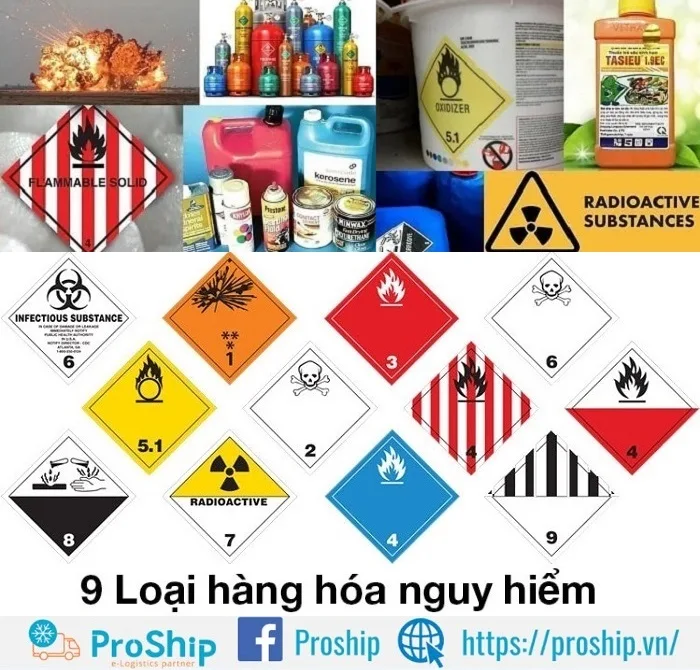 9 groups of dangerous goods during transportation