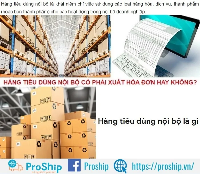 Hàng tiêu dùng nội bộ là gì? Có loại nào? Cần xuất hóa đơn không?