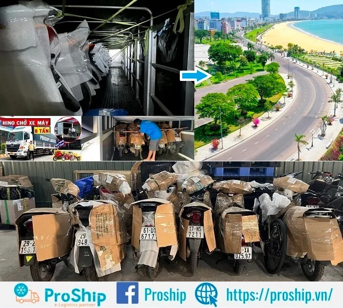 Motorbike transportation service to Binh Dinh with good price and reputation