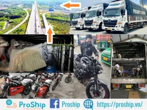Proship nhận vận chuyển xe máy dọc QL1 uy tín, giá rẻ
